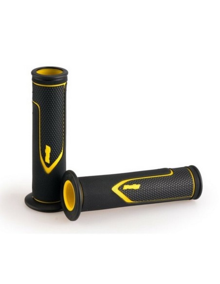 Puños Trail Core Puig (Ø 22 mm) Negro/Amarillo