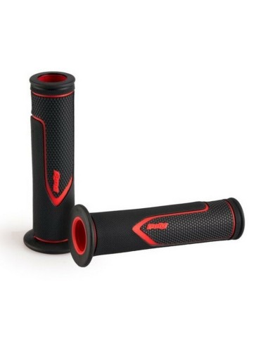 Puños Trail Core Puig (Ø 22 mm) Negro/Rojo