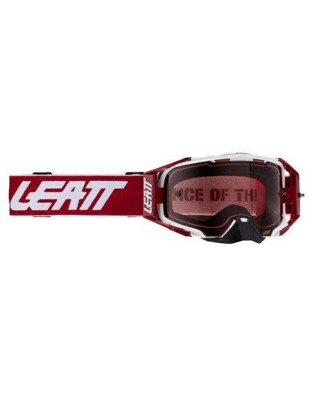 Gafas Leatt Velocity 6.5 Lentes Cryztal Rojo