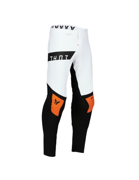 Pantalón Thor Sport Rogue Blanco/Naranja