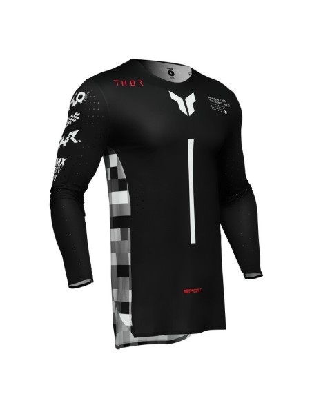 Jersey Thor Sport Riot Negro/Rojo