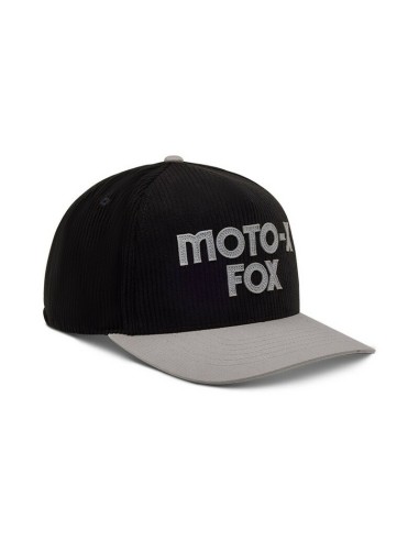 Gorra Fox Moto-X Corduroy Snapback Negro