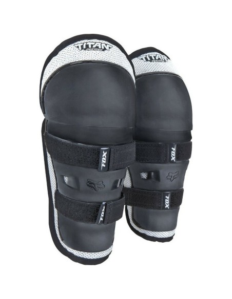 Rodilleras Infantiles Fox PeeWee Titan Negro/Plata