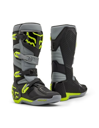 Botas Fox Comp Gris/Amarillo