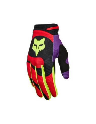 Guantes Fox 180 Emotion Rojo Fluor