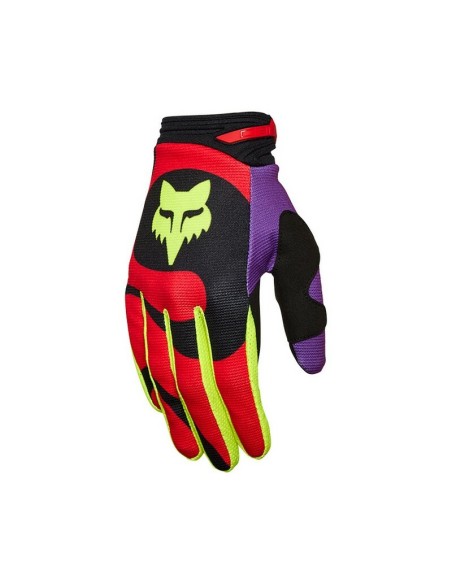 Guantes Fox 180 Emotion Rojo Fluor