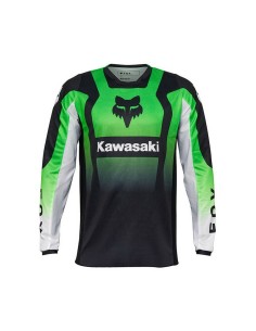 Jersey Fox 180 Kawasaki Verde Fluor