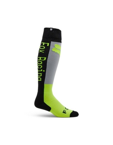 Calcetines Gruesos Fox 180 Lean Gris/Amarillo