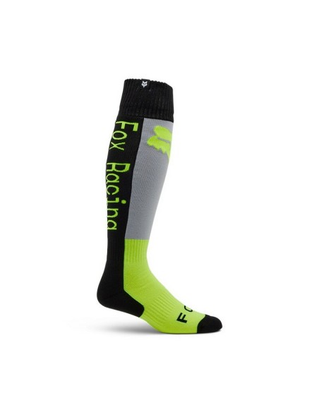 Calcetines Gruesos Fox 180 Lean Gris/Amarillo
