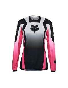 Jersey Mujer Fox 180 Lean Negro/Rosa