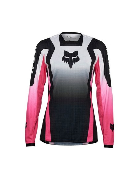 Jersey Mujer Fox 180 Lean Negro/Rosa