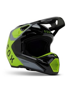 Casco Infantil Fox V1 Lean Gris/Amarillo