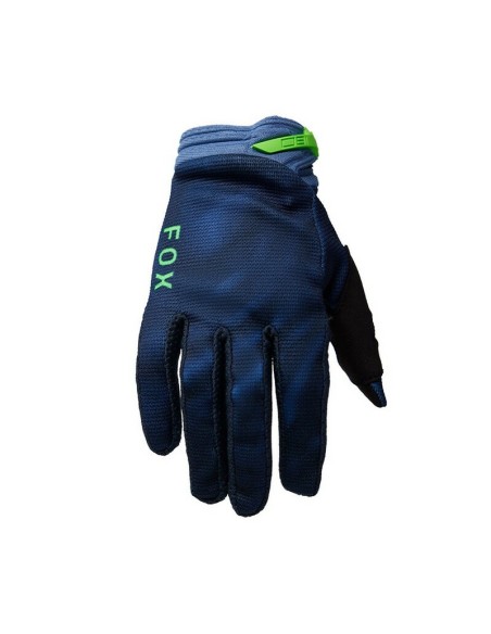 Guantes Infantiles Fox 180 Taunt Azul Marino