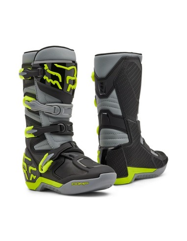 Botas Infantiles Fox Comp Gris/Amarillo