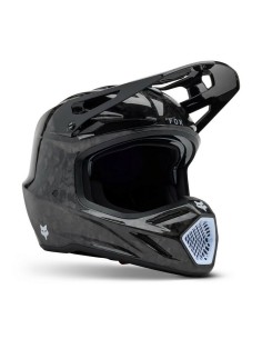 Casco Fox V3 RS Carbon Solid Negro