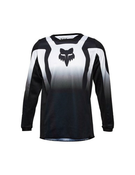 Jersey Infantil Fox 180 Lean Negro/Blanco