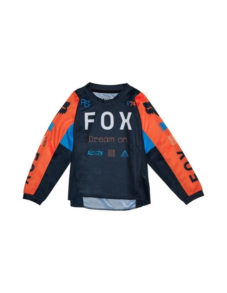 Jersey PeeWee Fox 180 Race Spec Azul Marino