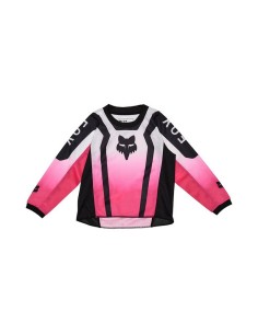 Jersey PeeWee Niña Fox 180 Lean Negro/Rosa