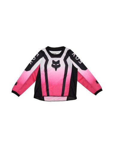 Jersey PeeWee Niña Fox 180 Lean Negro/Rosa
