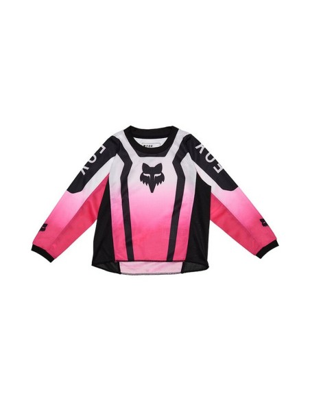 Jersey PeeWee Niña Fox 180 Lean Negro/Rosa