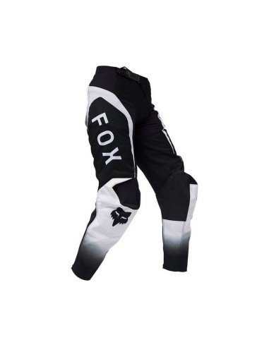Pantalón Infantil Fox 180 Lean Negro/Blanco
