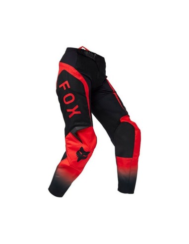 Pantalón Infantil Fox 180 Lean Rojo Fluor