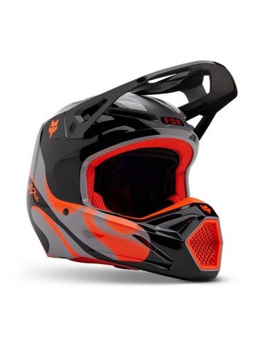 Casco Fox V1 Emotion Gris