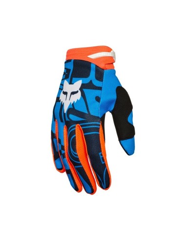 Guantes Infantiles Fox 180 Race Spec Azul