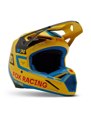 Casco Fox V1 Race Spec Amarillo