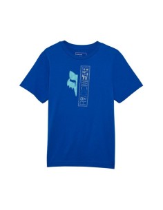 Camiseta Infantil Fox Throttle Azul
