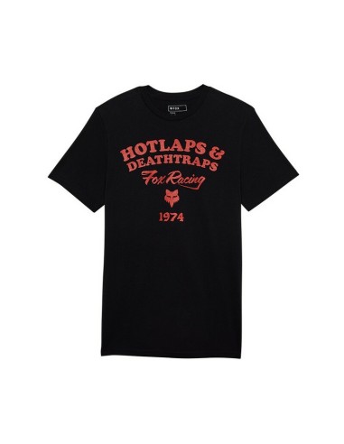 Camiseta Fox Hotlaps Premium Negro