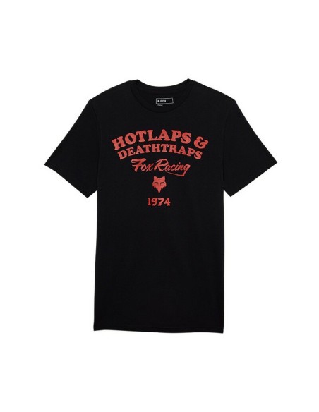 Camiseta Fox Hotlaps Premium Negro