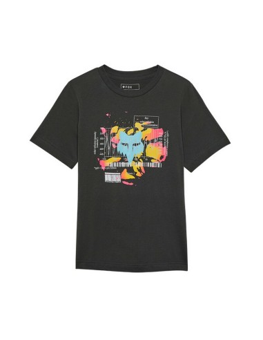 Camiseta Infantil Fox Energy Gris Oscuro