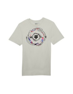Camiseta Fox Energy Face Premium Gris Claro