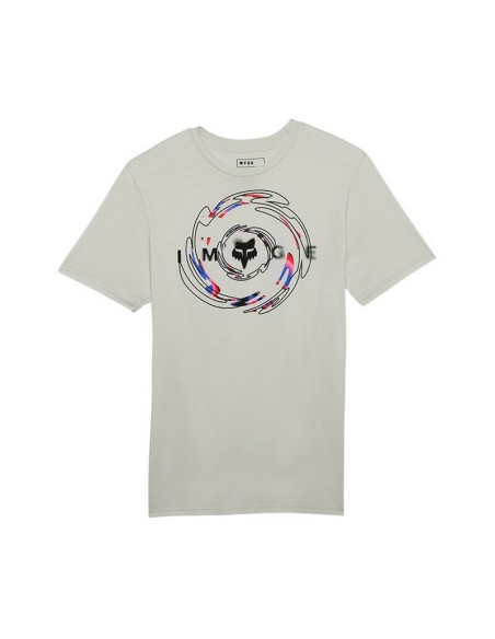 Camiseta Fox Energy Face Premium Gris Claro
