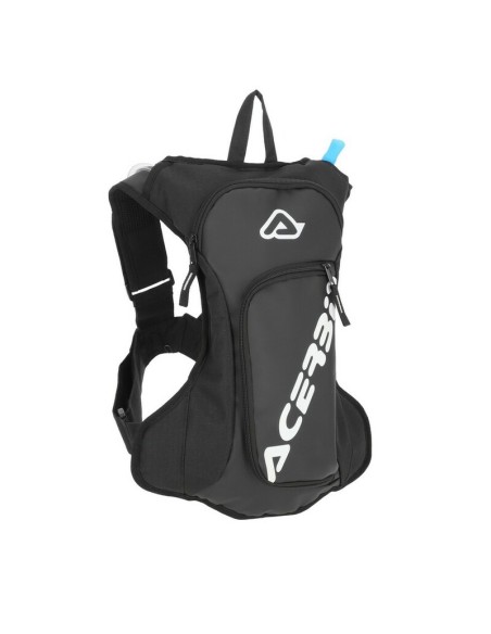 Mochila Hidrobag Acerbis Acqua Logo 5 Litros Negro/Blanco