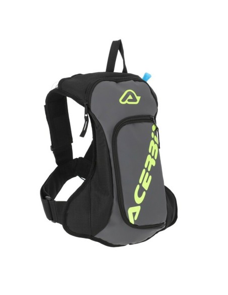 Mochila Hidrobag Acerbis Acqua Logo 5 Litros Negro/Gris