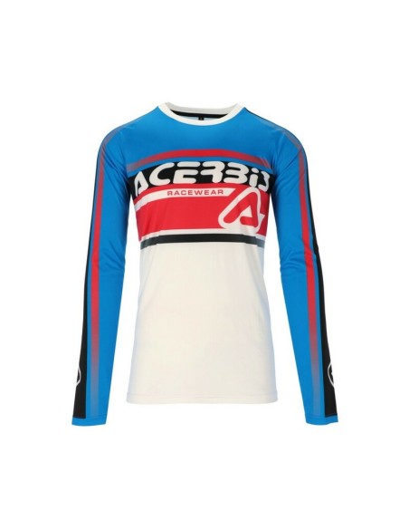 Jersey Acerbis MX Linear Lugo Blanco/Azul