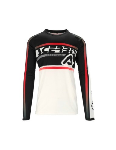 Jersey Acerbis MX Linear Lugo Blanco/Negro