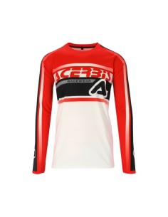Jersey Acerbis MX Linear Lugo Blanco/Rojo