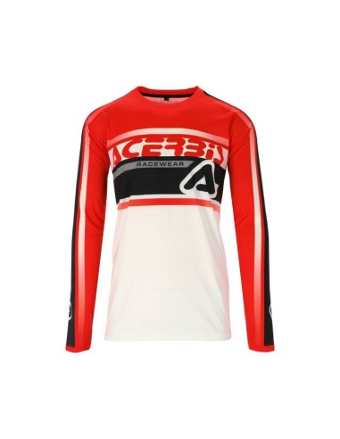 Jersey Acerbis MX Linear Lugo Blanco/Rojo