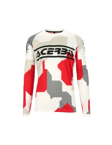 Jersey Acerbis MX Linear Sumbawa Blanco/Gris