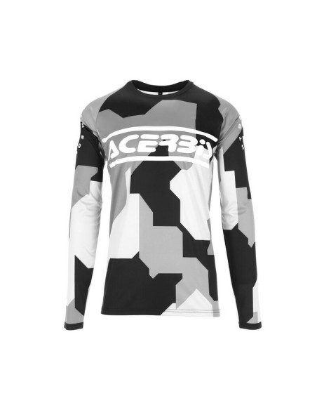 Jersey Acerbis MX Linear Sumbawa Negro/Gris