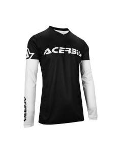 Jersey Acerbis MX J-Track INC 2.0 Negro/Blanco