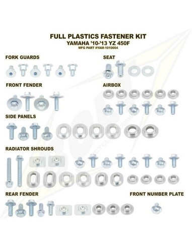 Kit Tornillería de Plásticos Bolt Yamaha YZ 450 F 10-13