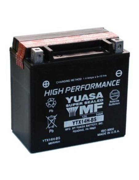 Batería Sin Mantenimiento Yuasa YTX14H-BS