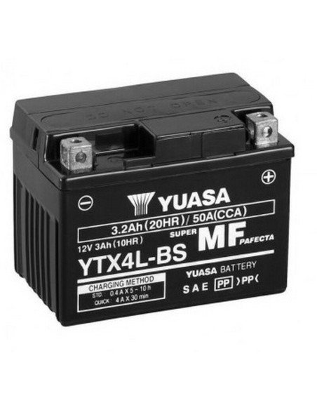 Batería Sin Mantenimiento Yuasa YTX4L-BS