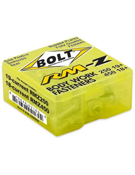 Kit Tornillería de Plásticos Bolt Suzuki RMZ 250 19-.. RMZ 450 18-..