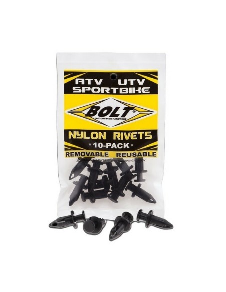 Remaches Nylon Reutilizables M8 Pack 10 Unidades