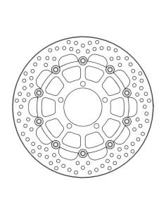 Disco de Freno Delantero Moto-Master Halo Flotante Triumph Tiger 800 011-20 Tiger 1200 18-..